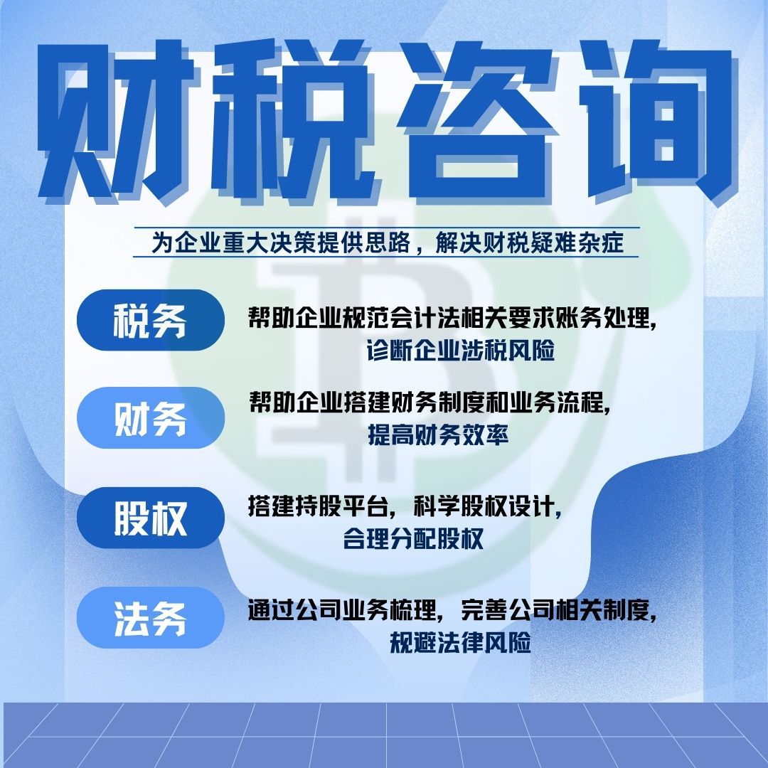 財(cái)稅咨詢